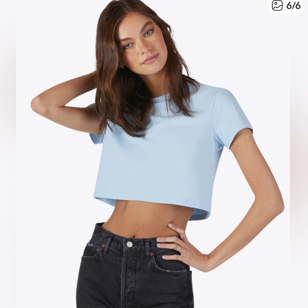 Cuts Almost Friday Tee Cropped | Sky Classic-fit PYCA Pro®